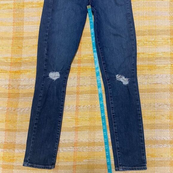 Paige Kylie Crop Low Rise Distressed Jeans Size 25 - Picture 4 of 11